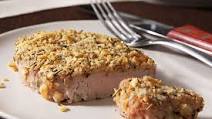 Cheesy Crumb-Topped Pork Chops for Two Cheesy Crumb-Topped Pork Chops for Two