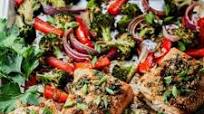 Sheet Pan Salmon and Veggies Sheet Pan Salmon and Veggies