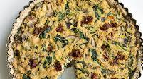 Sun-dried Tomato, Mushroom, and Spinach Tofu Quiche Sun-dried Tomato, Mushroom, and Spinach Tofu Quiche