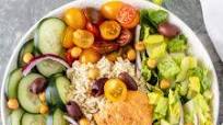 Mediterranean Chicken Hummus Bowls Mediterranean Chicken Hummus Bowls