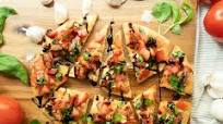 Naan Bruschetta Naan Bruschetta