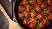Barbecue wagyu beef meatballs Barbecue wagyu beef meatballs