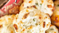 Cheesy Garlic Drop Biscuits Cheesy Garlic Drop Biscuits