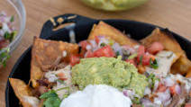 Pulled Pork Nachos with White Queso Pulled Pork Nachos with White Queso