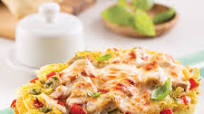 Chicken, Pesto and Bruschetta Spaghetti Squash Chicken, Pesto and Bruschetta Spaghetti Squash