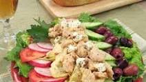Greek Salmon Chef Salad Greek Salmon Chef Salad