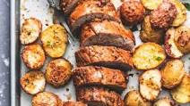 Sheet Pan Pork Tenderloin and Potatoes Sheet Pan Pork Tenderloin and Potatoes