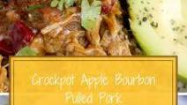 Slow Cooker Apple Bourbon Pulled Pork Slow Cooker Apple Bourbon Pulled Pork