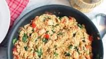 Chicken and Orzo Skillet Chicken and Orzo Skillet
