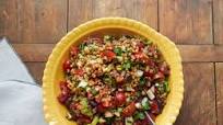 Mediterranean Tomato Wheat Berry Salad with Fresh Herbs Mediterranean Tomato Wheat Berry Salad with Fresh Herbs