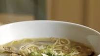 Chicken Noodle Soup with Ginger, Shiitakes & Leeks Chicken Noodle Soup with Ginger, Shiitakes & Leeks