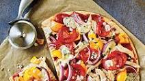 BBQ Chicken and Blue Cheese Pizza BBQ Chicken and Blue Cheese Pizza