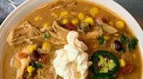 Creamy Slow Cooker Chicken Enchilada Soup Creamy Slow Cooker Chicken Enchilada Soup