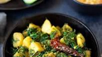 Aloo Palak Recipe (Potato & Spinach Stir Fry) Aloo Palak Recipe (Potato & Spinach Stir Fry)