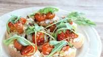 Roasted Tomato Ricotta Bruschetta Roasted Tomato Ricotta Bruschetta
