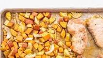 Sheet Pan Pork Chops and Sweet Potatoes Sheet Pan Pork Chops and Sweet Potatoes