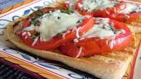 Italian Bruschetta With Herbed Mozzarella & Garlic Tomatoes Italian Bruschetta With Herbed Mozzarella & Garlic Tomatoes