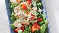 Chicken Gyro Salad with Lemon-Herb Tzatziki Dressing Chicken Gyro Salad with Lemon-Herb Tzatziki Dressing