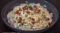 Filipino Style Creamy Bacon and Mushroom Carbonara Filipino Style Creamy Bacon and Mushroom Carbonara
