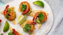 Prawn & Guacamole Tostadas Prawn & Guacamole Tostadas