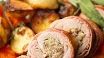 Stuffed Pork Tenderloin Wrapped in Bacon Stuffed Pork Tenderloin Wrapped in Bacon