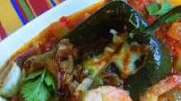 Shrimp Stuffed Chile Relleno Shrimp Stuffed Chile Relleno