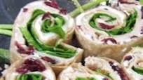 Turkey, Cranberry, and Spinach Roll-Ups Turkey, Cranberry, and Spinach Roll-Ups