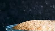 Simple pizza dough with white, whole grain and rye flour Simple pizza dough with white, whole grain and rye flour