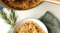 One Pot Rosemary Bacon Orzo One Pot Rosemary Bacon Orzo