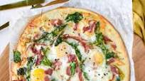 Country Ham, Egg, and Kale Breakfast Pizza Country Ham, Egg, and Kale Breakfast Pizza