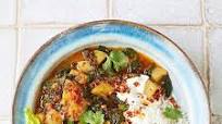 Spicy saag aloo Spicy saag aloo