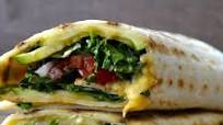 Grilled Zucchini Hummus Wrap Grilled Zucchini Hummus Wrap