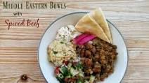Middle Eastern Bowls with Spiced Beef Middle Eastern Bowls with Spiced Beef
