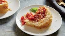 Tomato, basil and melty mozzarella baked rice Tomato, basil and melty mozzarella baked rice