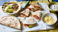 Chicken and pepper quesadillas Chicken and pepper quesadillas