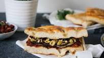 Vegan Focaccia Caponata Sandwich Vegan Focaccia Caponata Sandwich