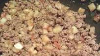 Picadillo con papas Picadillo con papas