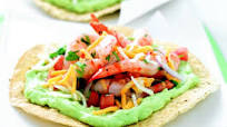 Tostadas mexicanas con ceviche Tostadas mexicanas con ceviche