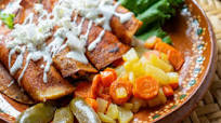 receta de enchiladas de papa receta de enchiladas de papa