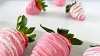 Pink Chocolate Covered Strawberries Pink Chocolate Covered Strawberries