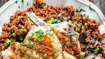 Grilled Pork Chops with Quinoa Grilled Pork Chops with Quinoa