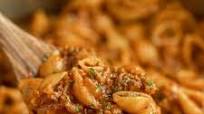 One Pot Beef Taco Pasta Skillet Recipe One Pot Beef Taco Pasta Skillet Recipe