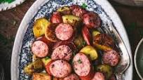 Sheet Pan Smoked Sausage and Potatoes Sheet Pan Smoked Sausage and Potatoes
