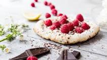 Raspberry, Mascarpone, and Dark Chocolate Pizza Raspberry, Mascarpone, and Dark Chocolate Pizza
