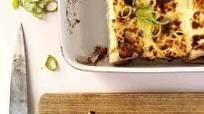 Leftover chicken enchiladas with leek and sour cream Leftover chicken enchiladas with leek and sour cream