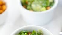 Caesar Salad with Chickpea Croutons Caesar Salad with Chickpea Croutons