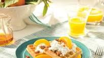 Peach Waffles Peach Waffles