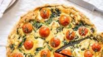 Spinach Quiche with Tomatoes Spinach Quiche with Tomatoes