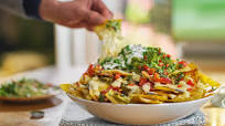 Loaded cheesy nachos Loaded cheesy nachos