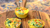 Air Fryer Bacon and Egg Bite Cups (Keto Low-Carb) Air Fryer Bacon and Egg Bite Cups (Keto Low-Carb)